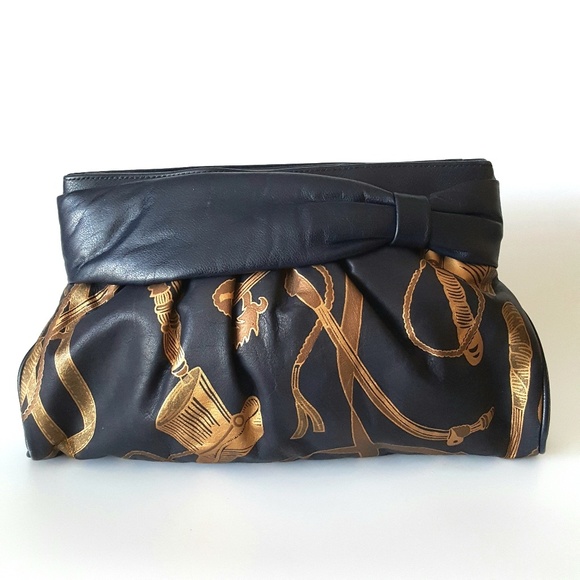 Vintage Park Avenue Equestrian Leather Handbag Bag - Picture 3 of 8